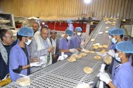 القائم بأعمال وزير الاقتصاد يدشن المرحلة الثانية برفع نسبة استخلاص دقيق القمح بنسبة 86%
